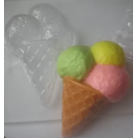 Пластиковая формочка для мыла Мороженое Рожок