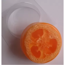 Круг большой (d 90 h 30), форма для мыла пластиковая