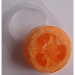 Круг большой (d 90 h 30), форма для мыла пластиковая