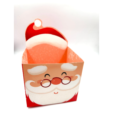 Коробка для мини-букетов С новым годом, Дед Мороз, 12 х 17 х 10 см