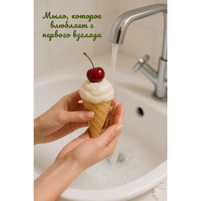 Силиконовая форма Черешня 6 шт крупная