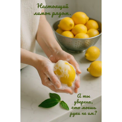 Силиконовая форма Лимон большой