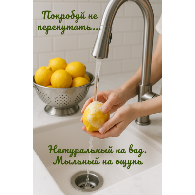 Силиконовая форма Лимон большой