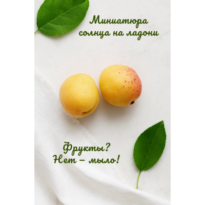 Силиконовая форма Абрикосы 2 шт