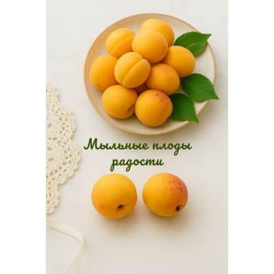 Силиконовая форма Абрикосы 2 шт