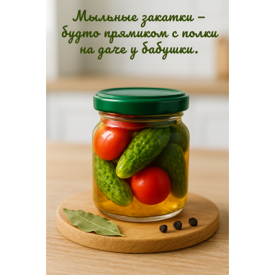 Силиконовый молд Огурчики мини 7 шт