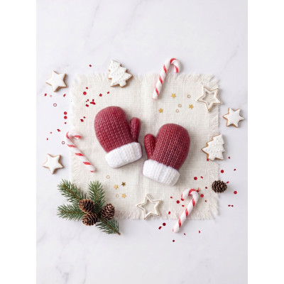 Набор пластиковых форм Варежки ( правая и левая)
