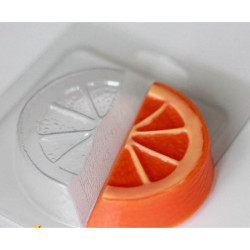 Долька  Апельсина пластиковая форма для мыла