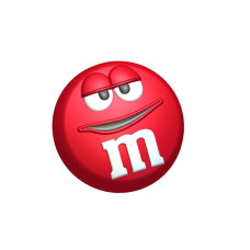 M&Ms Красный форма для мыла пластиковая