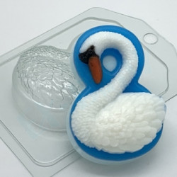 8 марта - Лебедь, форма для мыла пластиковая
