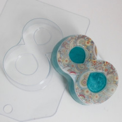 8 марта - Плоское, форма для мыла пластиковая
