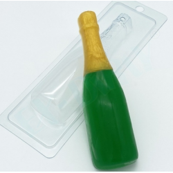 Бутылка шампанского, форма для мыла пластиковая