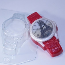 Часы наручные - Кожаный браслет  форма для мыла
