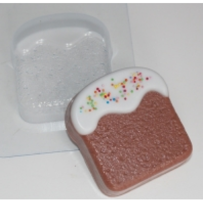 Форма для мыла пластиковая Кулич плоский
