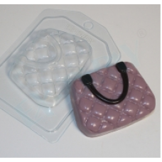 Форма для мыла пластиковая Сумочка в пухлый ромбик