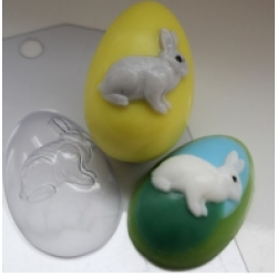 Форма для мыла пластиковая Яйцо Кролик