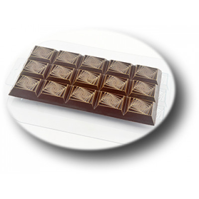 Форма пластиковая для шоколада «Плитка Бесконечность»