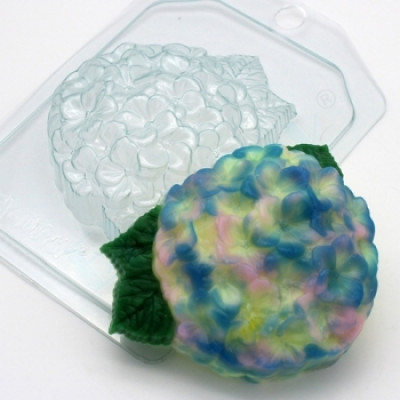 Гортензия, форма для мыла пластиковая