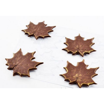 Кленовые листья пластиковая форма для шоколада и мыла