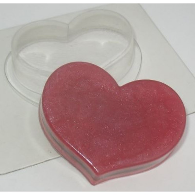 Мини Сердце пластиковая форма для мыла