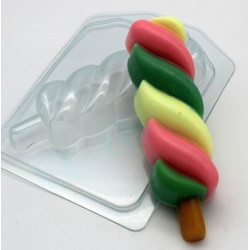 Мороженое Спиральное пластиковая форма для мыла