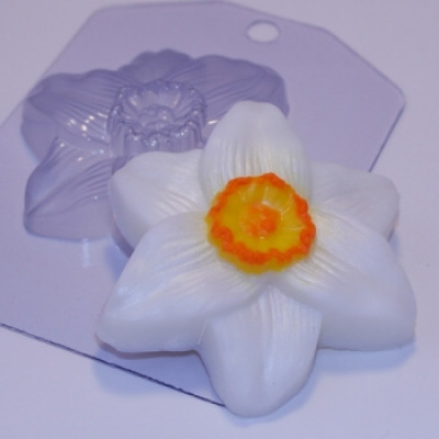 Нарцисс большой, форма для мыла пластиковая
