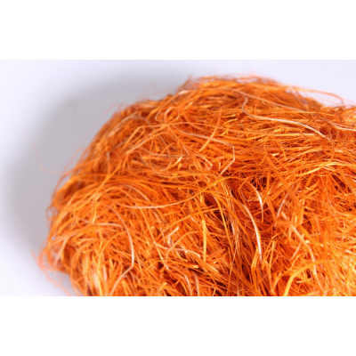 Натуральное сизалевое волокно оранжевое (сизаль)