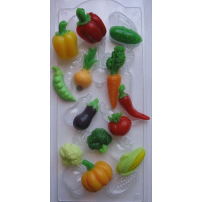 Овощное ассорти, форма для мыла пластиковая