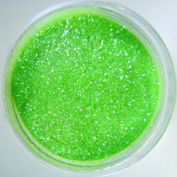 Перламутровые блестки (глиттер)  Ярко-зеленый