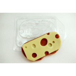 Пластиковая форма для мыла Бутерброд с сыром