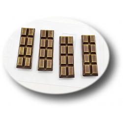 Пластиковая форма для шоколада Батончик 2x4
