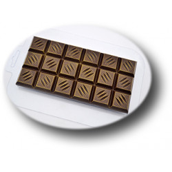 Пластиковая форма для шоколада Плитка Насечки