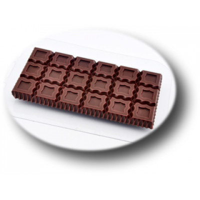 Пластиковая форма для шоколада Плитка Ритмы