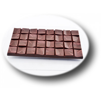 Пластиковая форма для шоколада Плитка Тринити