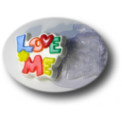 Пластиковая формочка для мыла Love me