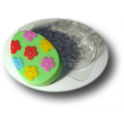 Пластиковая формочка для мыла Яйцо с узором №4