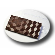 Плитка Кубики пластиковая форма для шоколада