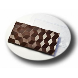 Плитка Кубики пластиковая форма для шоколада