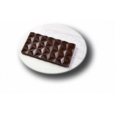 Плитка пирамидки, форма для шоколада пластиковая