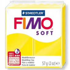 Полимерная глина FIMO Soft 10 (лимонный) 57г, арт. 8020-10