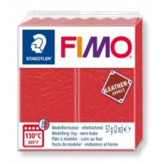 Полимерная глина FIMO leather-effect (эффект кожи), индийский красный, 8010-249,57гр