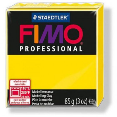 Полимерная пластика FIMO Professional (чисто-желтый) 85гр арт. 8004-100