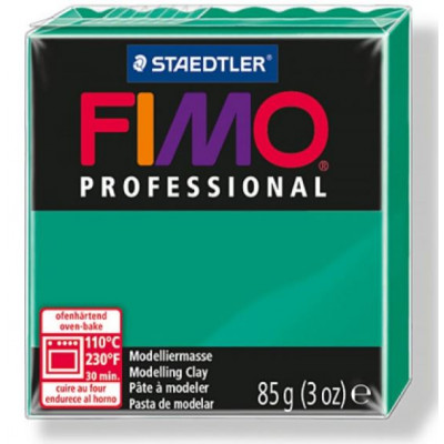 Полимерная пластика FIMO Professional (чистый зеленый), 85гр арт. 8004- 500