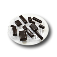 Шоко прямоугольники пластиковая форма для шоколада