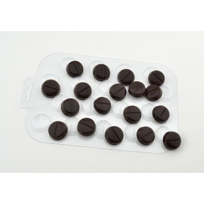 Шоко-таблетки пластиковая форма для шоколада