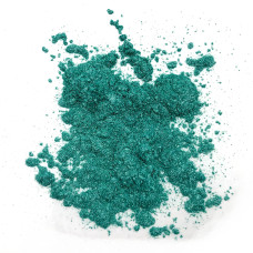 Пигмент сухой  перламутровый Зеленый Мерцающий,10 гр