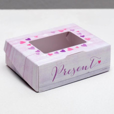 Коробка складная Present, 10 / 8 / 3.5 см