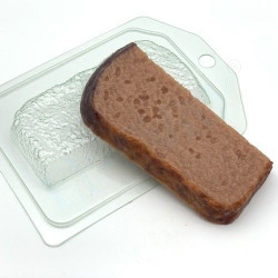 Форма для мыла пластиковая, Черный хлеб