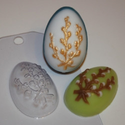 Яйцо Верба, форма для мыла пластиковая