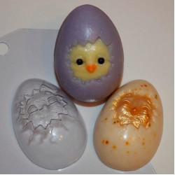 Яйцо цыпленок пластиковая форма для мыла